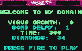 Around the World atari screenshot