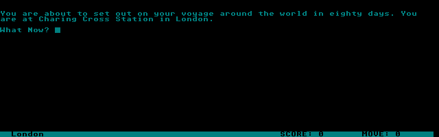 Around the World In Eighty Days  atari screenshot