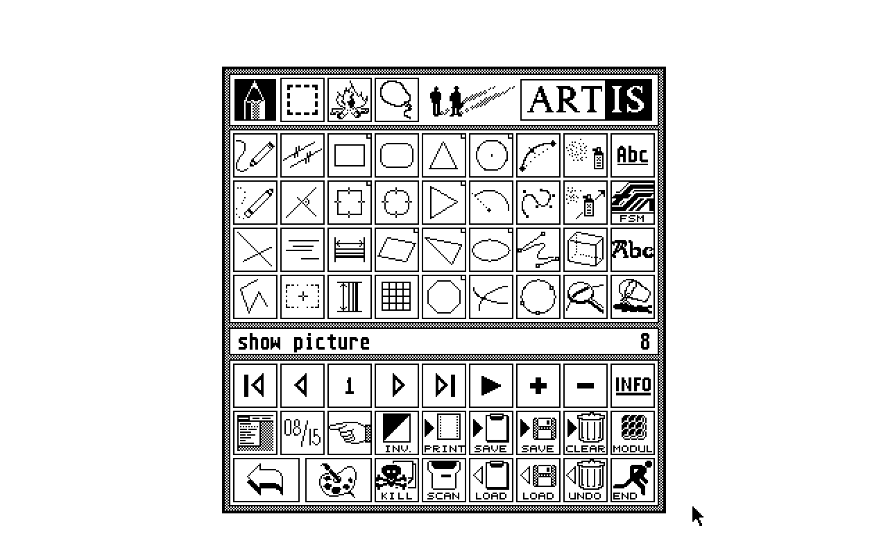 Artis atari screenshot