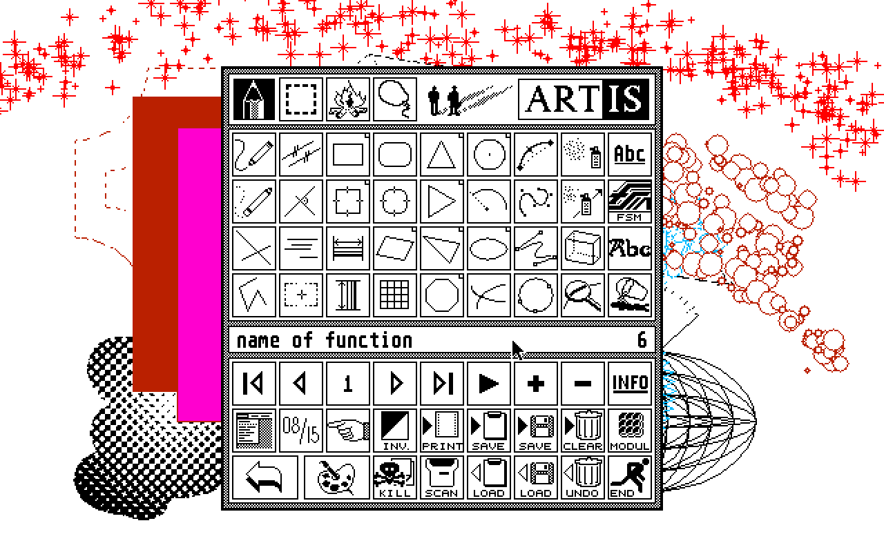 Artis atari screenshot