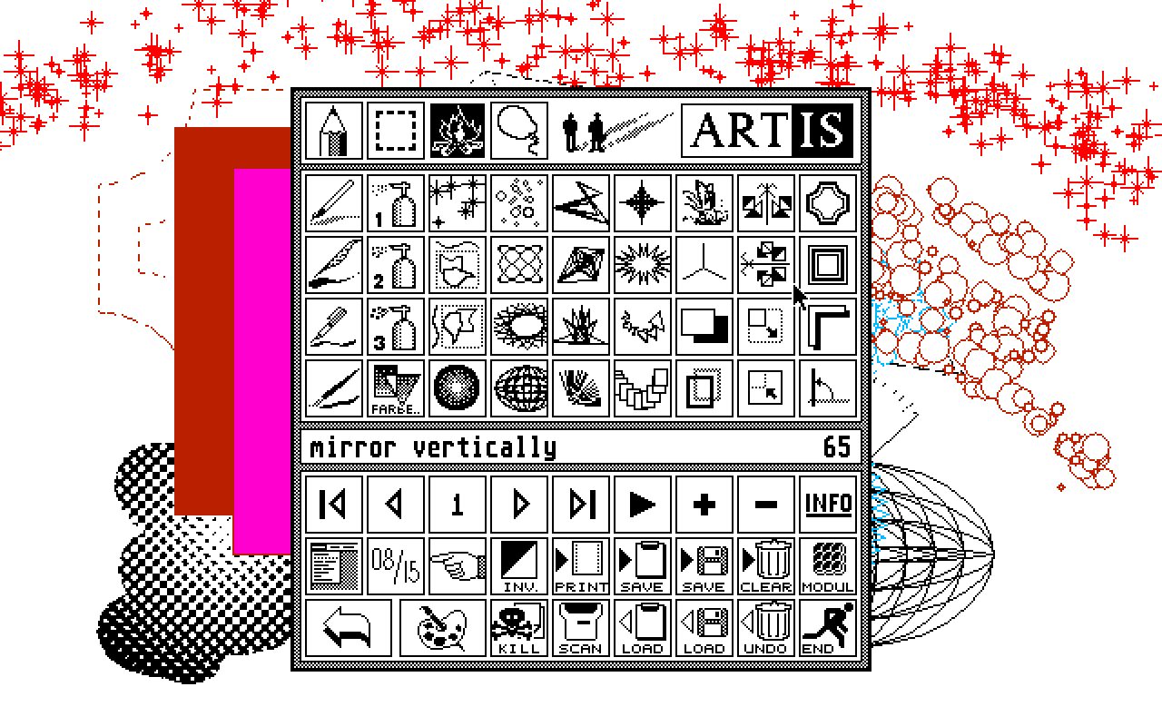 Artis atari screenshot