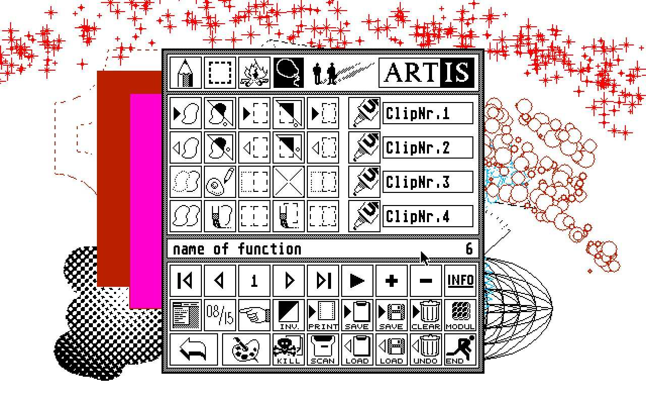 Artis atari screenshot