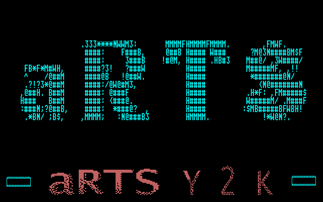 Arts Y2K Invitation Intro atari screenshot