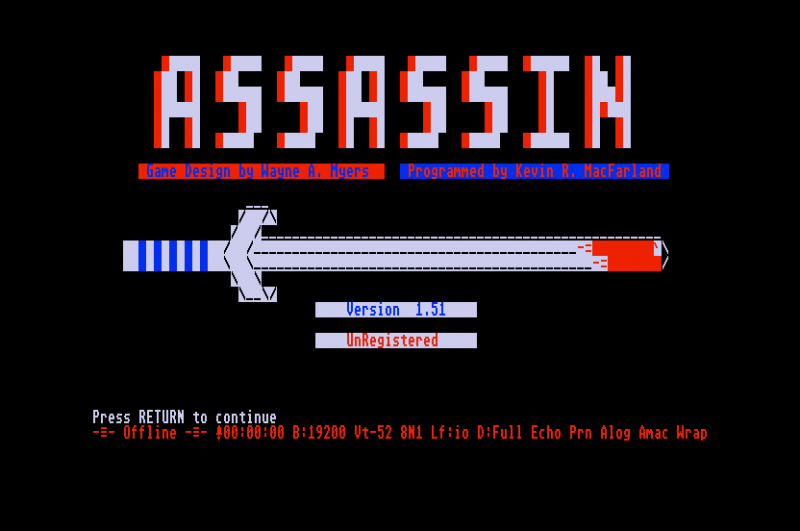 Assassin (Online) atari screenshot