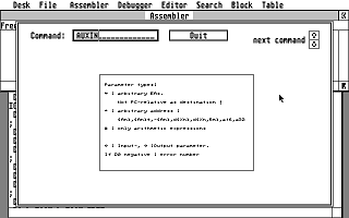 AssemPro atari screenshot