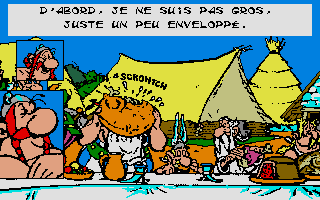 Astérix chez Rahazade atari screenshot