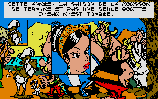 Astérix chez Rahazade atari screenshot