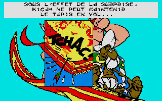 Astérix chez Rahazade atari screenshot