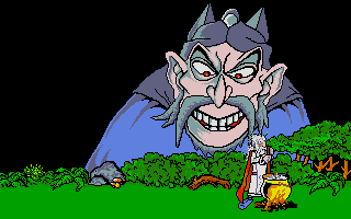 Astérix et le Coup du Menhir atari screenshot