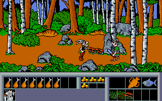Astérix et le Coup du Menhir atari screenshot