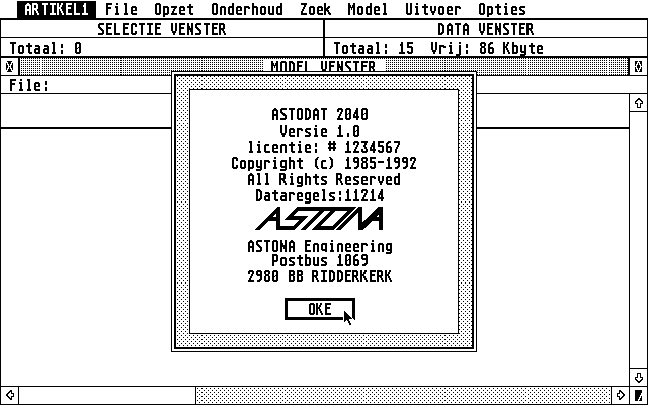Astodat 2040 — screenshot 1