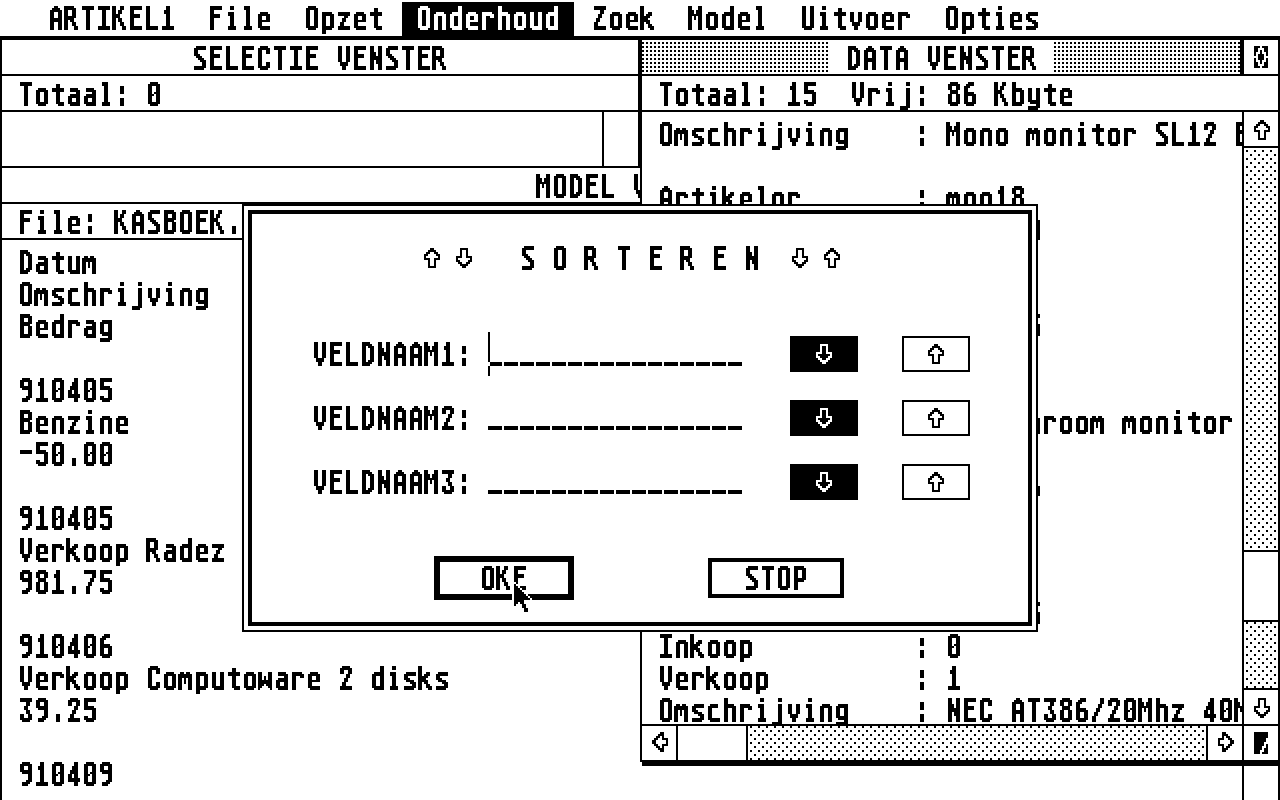 Astodat 2040 atari screenshot