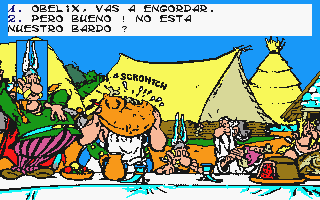 Astérix en la India atari screenshot