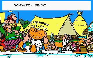 Astérix im Morgenland atari screenshot