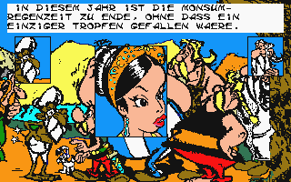 Astérix im Morgenland atari screenshot