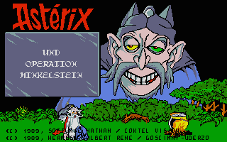 Astérix und Operation Hinkelstein atari screenshot