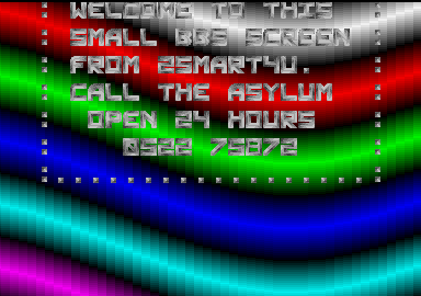 Asylum BBS Demo atari screenshot
