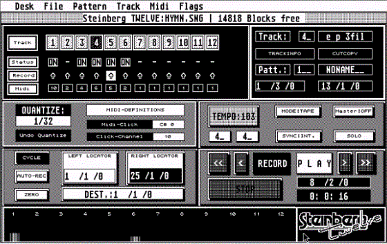 Atari 1040STfm Music Pack