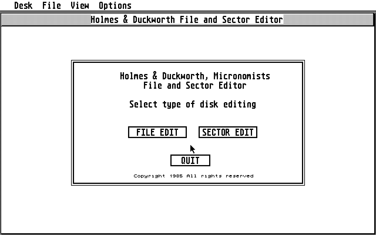 Atari 520ST Toolbox - Volume One — screenshot 1