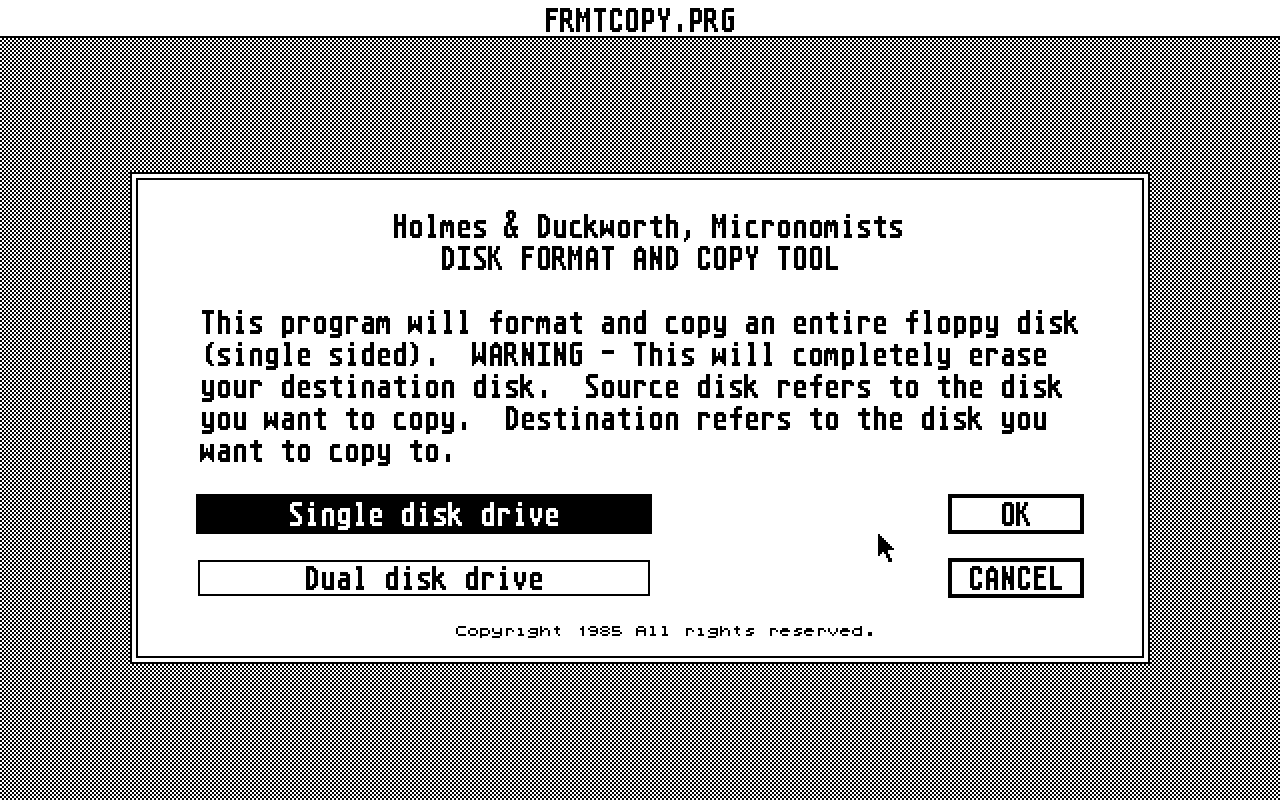 Atari 520ST Toolbox - Volume One atari screenshot