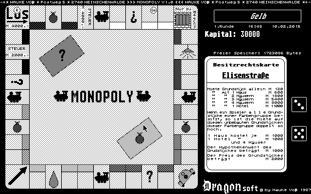 Atari Ausgabe 5 - Simulation atari screenshot