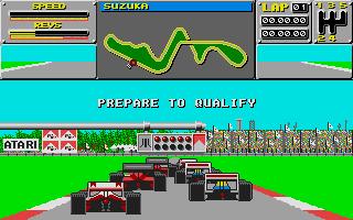 Atari Grand Prix atari screenshot