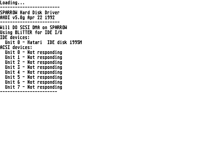 Atari Hard Disk Driver (AHDI)