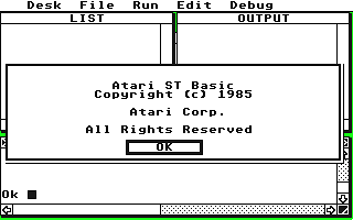 Atari MEGA and ST Language Disk Rev. D — screenshot 1