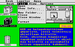 Atari ST Esittelyohjelma atari screenshot