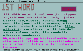 Atari ST Esittelyohjelma atari screenshot