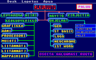 Atari ST Esittelyohjelma atari screenshot