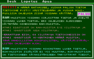 Atari ST Esittelyohjelma atari screenshot