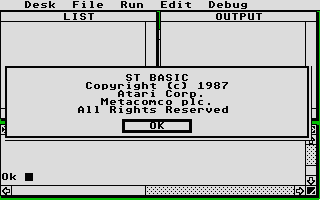 Atari MEGA and ST Language Disk Rev. D atari screenshot