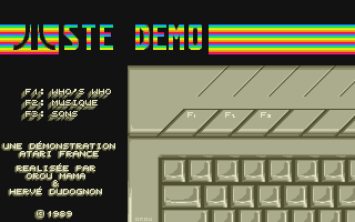 Atari STe Demo atari screenshot