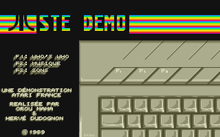 Atari STe Demo — screenshot 1