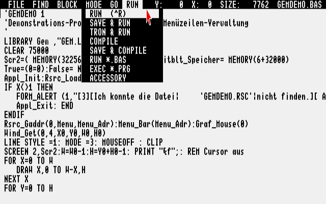 Atari STe Language Disk Rev. B (Omikron) atari screenshot