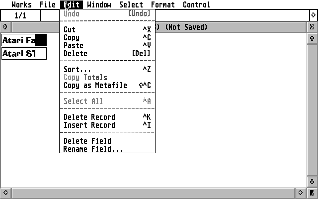 Atari Works atari screenshot