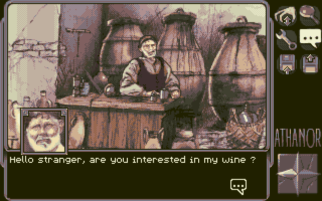 Athanor II - La Légende des Hommes-Oiseaux  / The Legend of The Birdmen atari screenshot
