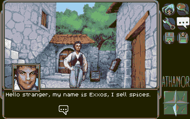 Athanor II - La Légende des Hommes-Oiseaux  / The Legend of The Birdmen atari screenshot
