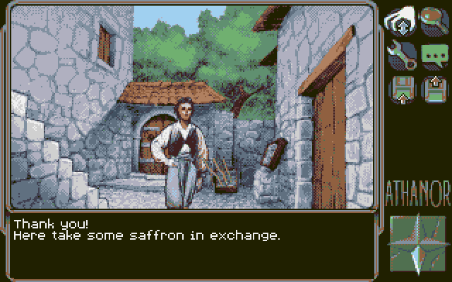 Athanor II - La Légende des Hommes-Oiseaux  / The Legend of The Birdmen atari screenshot