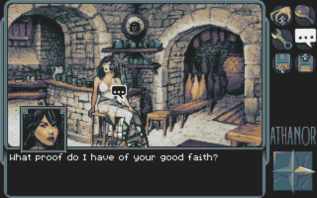 Athanor II - La Légende des Hommes-Oiseaux  / The Legend of The Birdmen atari screenshot