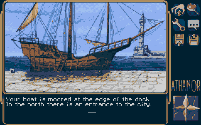 Athanor II - La Légende des Hommes-Oiseaux  / The Legend of The Birdmen atari screenshot