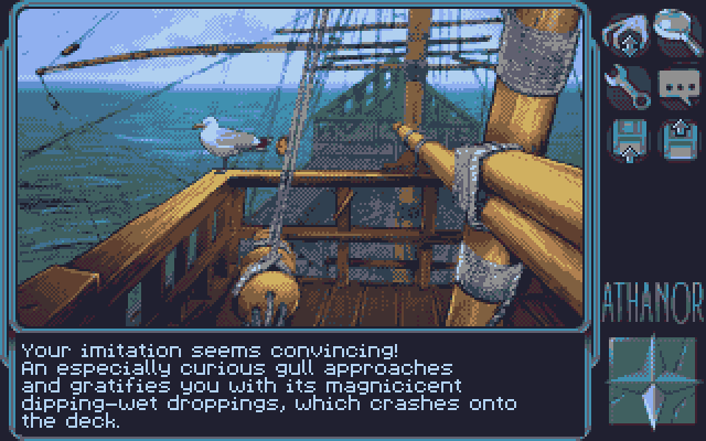 Athanor II - La Légende des Hommes-Oiseaux  / The Legend of The Birdmen atari screenshot
