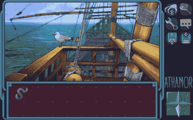 Athanor II - La Légende des Hommes-Oiseaux  / The Legend of The Birdmen atari screenshot