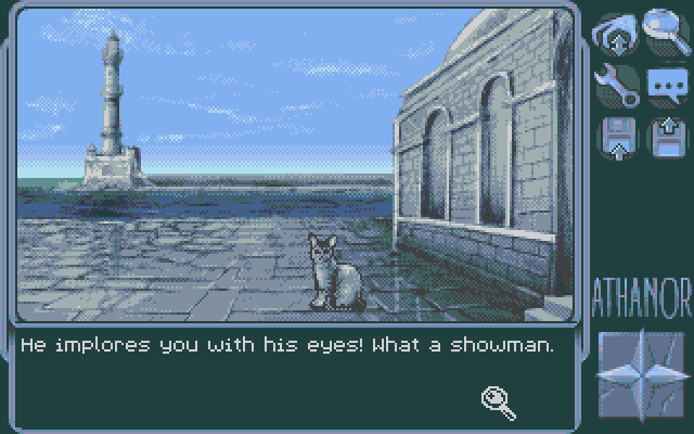 Athanor II - La Légende des Hommes-Oiseaux  / The Legend of The Birdmen atari screenshot