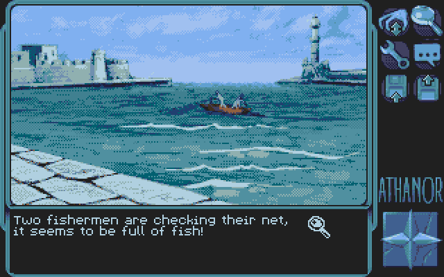 Athanor II - La Légende des Hommes-Oiseaux  / The Legend of The Birdmen atari screenshot