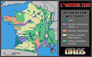 Atlas France atari screenshot