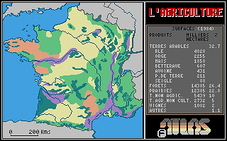 Atlas France atari screenshot