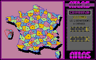 Atlas France atari screenshot