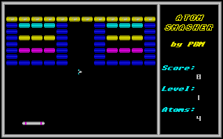 Atom Smasher atari screenshot